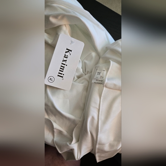 Kaximil Square Neck Rufle Hem Mini Dress #1026 - Picture 4 of 11